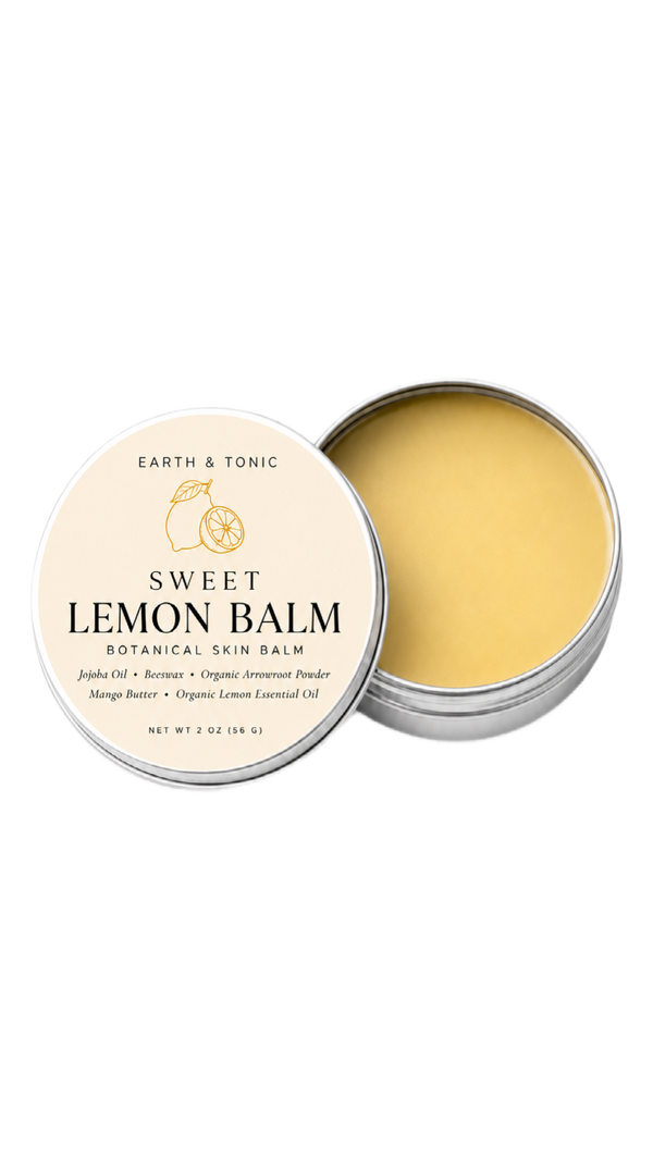 Sweet Lemon Balm- Natural skin balm 2oz
