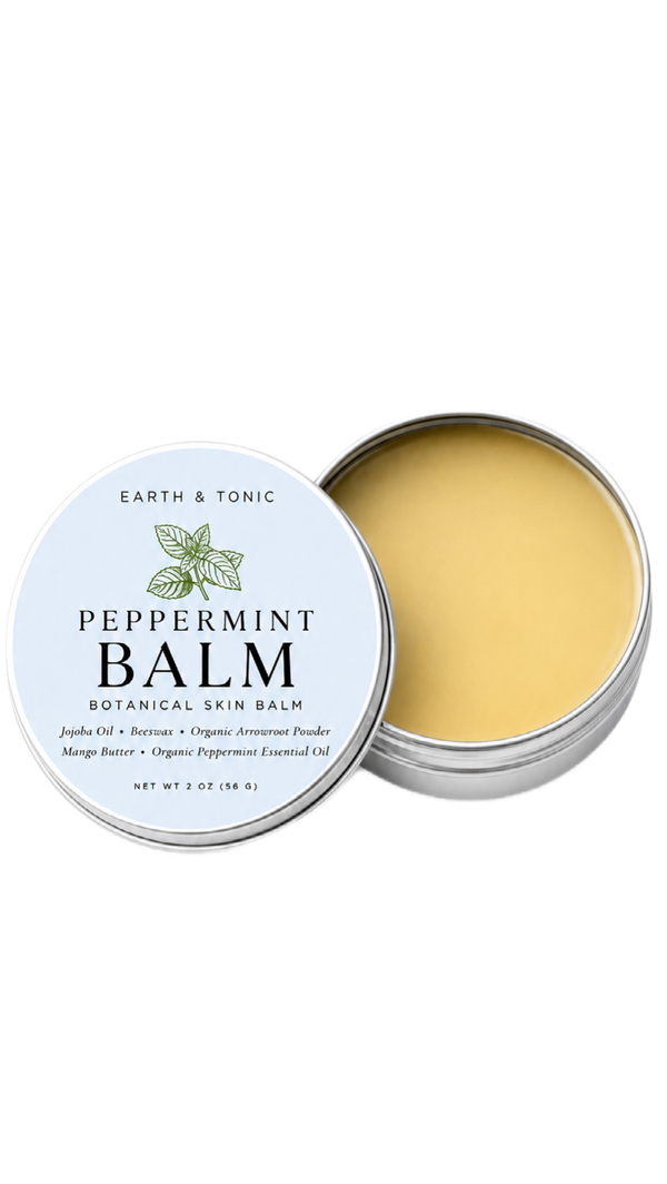 Peppermint Balm-Natural skin balm 2oz